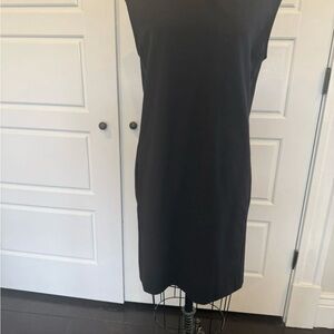 Vince Black Sleeveless Midi Dress